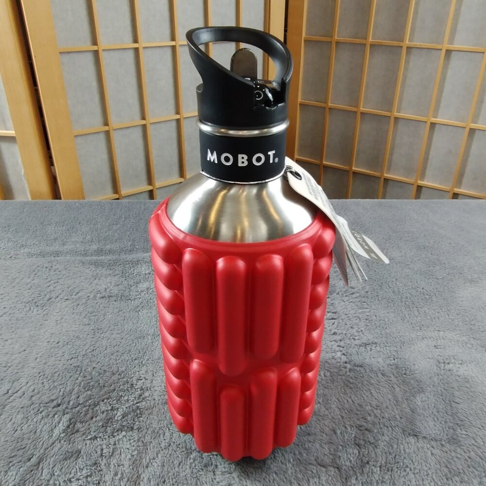 Mobot Foam Roller Water Bottle Red 40 oz Big Bertha NWT